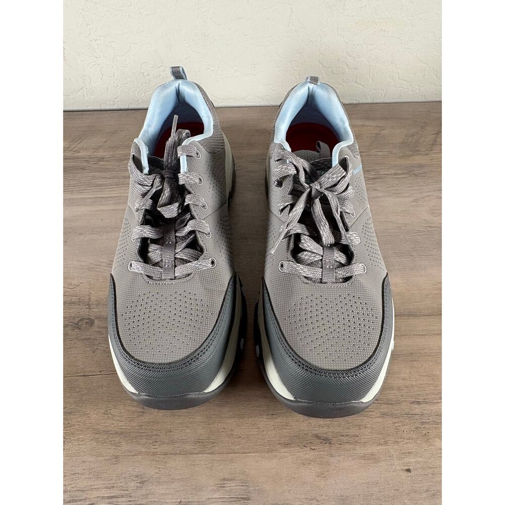 Skechers Trego Gray Blue Comp Toe Safety Shoes Women's Size 7.5 EU 37.5 NWOB‎ - Picture 4 of 9